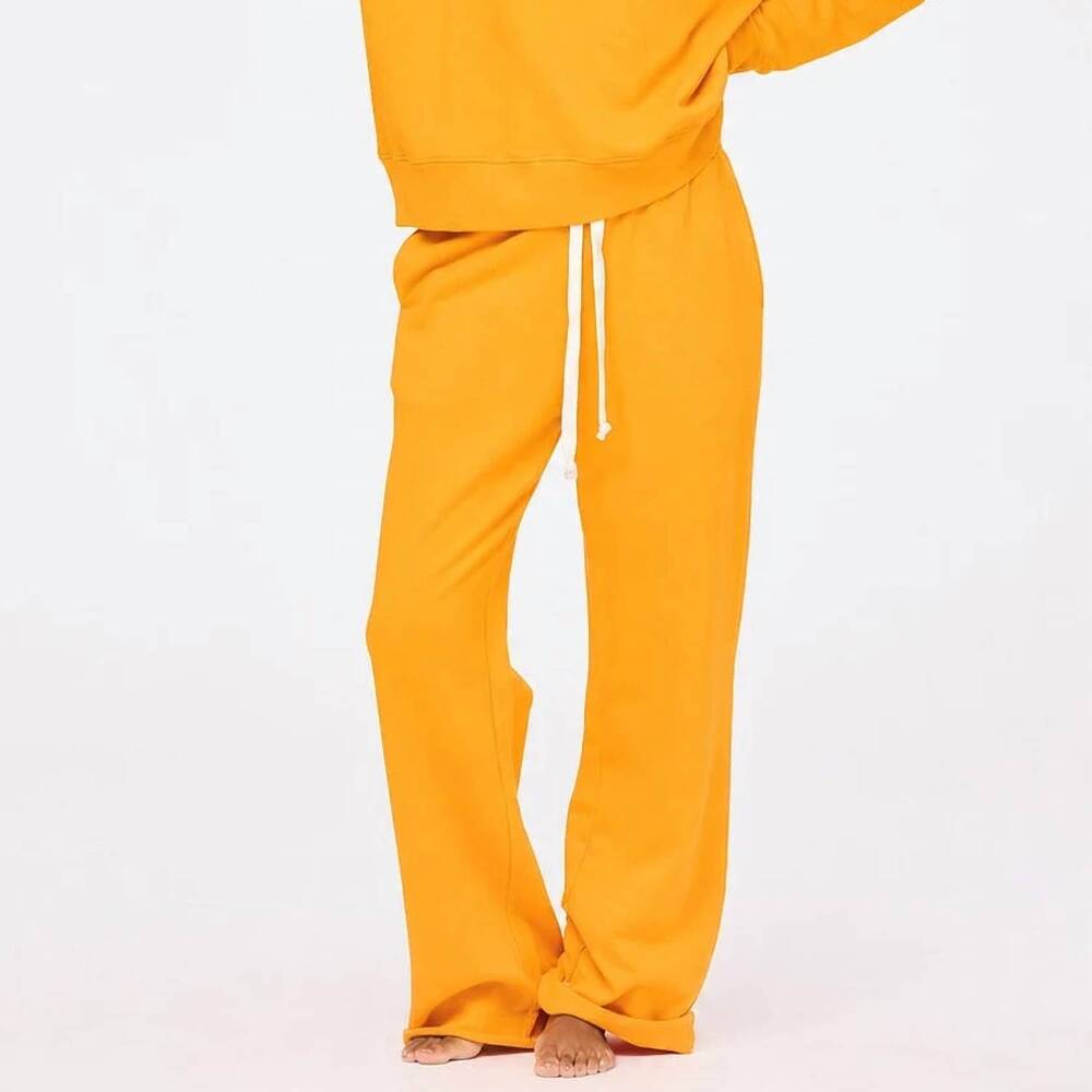 NEW KERRI ROSENTHAL weekend barb sweatpant in clementine